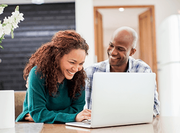 couple checking on their financial health